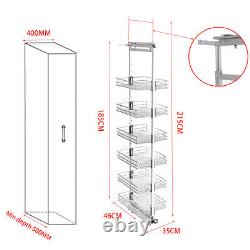 Pull Out Kicthen Larder Pantry Cupboard For 300mm 400mm Unit 6 Basket Soft Close