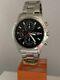 Pulsar Men's Chronograph Black Dial Date Stainless Steel Bracelet Watch Pf8363x1