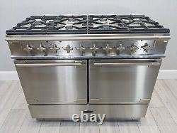 Rangemaster Elise 110 Dual Fuel Range Cooker With Double Oven Stainless Steel