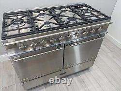 Rangemaster Elise 110 Dual Fuel Range Cooker With Double Oven Stainless Steel