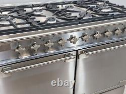 Rangemaster Elise 110 Dual Fuel Range Cooker With Double Oven Stainless Steel