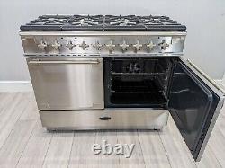 Rangemaster Elise 110 Dual Fuel Range Cooker With Double Oven Stainless Steel