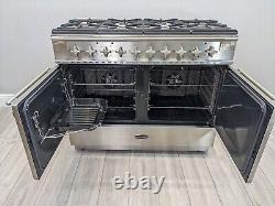 Rangemaster Elise 110 Dual Fuel Range Cooker With Double Oven Stainless Steel