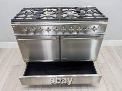 Rangemaster Elise 110 Dual Fuel Range Cooker With Double Oven Stainless Steel