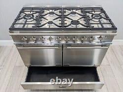 Rangemaster Elise 110 Dual Fuel Range Cooker With Double Oven Stainless Steel