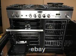 Rangemaster Kitchener 100 Stainless Steel D/F Cooker In Top Condition