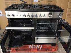 Rangemaster Kitchener 110 Stainless Steel all Gas. Immaculate Condition