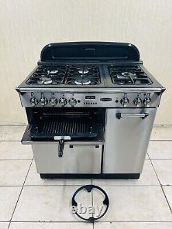 Rangemaster Professional90 Stainless Steel & Chrome All Gas Range Cooker