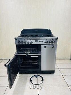 Rangemaster Professional90 Stainless Steel & Chrome All Gas Range Cooker