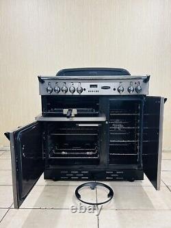 Rangemaster Professional90 Stainless Steel & Chrome All Gas Range Cooker