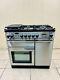Rangemaster Professional+90 Stainless Steel&chrome All Gas Range Cooker Hotplate