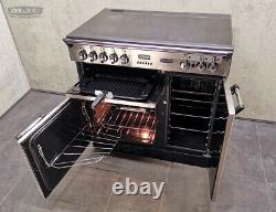 Rangemaster Professional 90cm Electric Ceramic Hob RANGE COOKER S/S CHR (2A28)