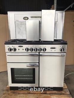 Rangemaster Professional Plus 100 D/F Stainless Steel Cooker With Hood