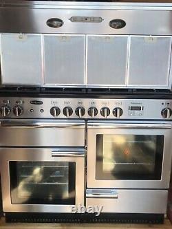 Rangemaster Professional Plus 110 Dual Fuel With Hood & Splashback. Excellent