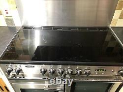 Rangemaster Professional Plus Cooker, Extractor, Splash-back Stainless Steel