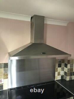 Rangemaster Professional Plus Cooker, Extractor, Splash-back Stainless Steel