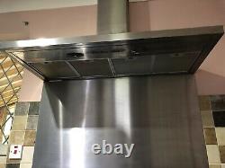 Rangemaster Professional Plus Cooker, Extractor, Splash-back Stainless Steel