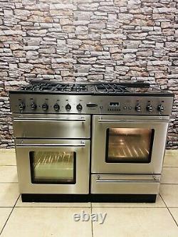 Rangemaster Toledo 110 Full Gas Stainless Steel Range Cooker +hood & Splash Ba