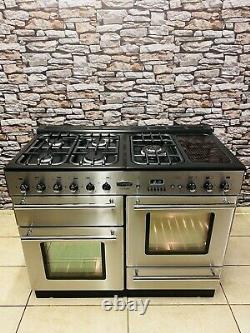 Rangemaster Toledo 110 Full Gas Stainless Steel Range Cooker +hood & Splash Ba