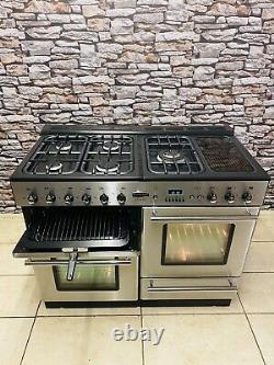 Rangemaster Toledo 110 Full Gas Stainless Steel Range Cooker +hood & Splash Ba