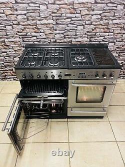 Rangemaster Toledo 110 Full Gas Stainless Steel Range Cooker +hood & Splash Ba