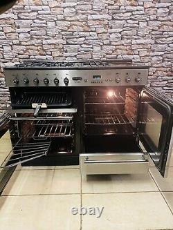 Rangemaster Toledo 110 Full Gas Stainless Steel Range Cooker +hood & Splash Ba