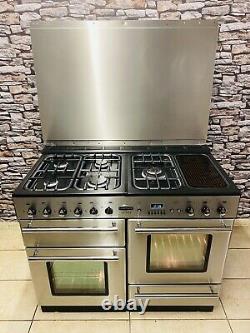 Rangemaster Toledo 110 Full Gas Stainless Steel Range Cooker +hood & Splash Ba