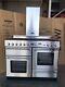 Rangemaster Toledo 110 Stainless Steel Dual Fuel Cooker With Hood