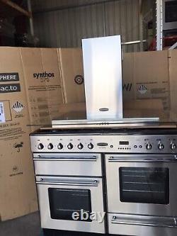 Rangemaster Toledo 110 Stainless Steel Dual Fuel Cooker With Hood