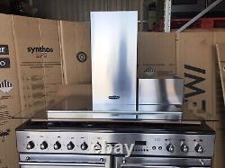 Rangemaster Toledo 110 Stainless Steel Dual Fuel Cooker With Hood