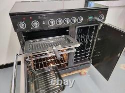 Rangemaster Toledo Induction Range Cooker in Stainless Steel And Chrome 90cm