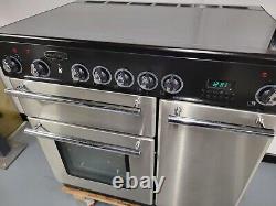 Rangemaster Toledo Induction Range Cooker in Stainless Steel And Chrome 90cm