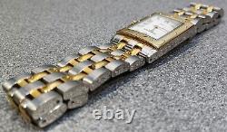 Raymond Weil 5380 Tango Watch Polished Chrome & Gold Roman Dial Stainless Strap
