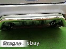 Rear Bumper Bar For Ford Kuga 2016 2019 Polished Stainless Steel Protection