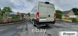 Rear Corner Back Nudge Bar To Fit Fiat Ducato 2014+ LWB Chrome Stainless Steel