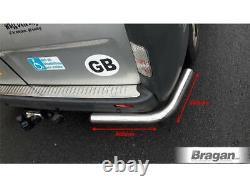 Rear Corner Bars To Fit Ford Transit MK6 MK7 2000-2014 Van Stainless Steel Tube