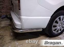 Rear Corner Bars To Fit Vauxhall Opel Vivaro SWB LWB 2014-2019 Stainless Steel