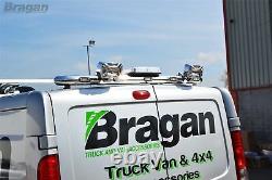 Rear Roof Bar+3 Function LED+Chrome Spots+Beacon To Fit Iveco Daily 2014+ Van