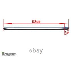 Rear Roof Bar + Beacon + LEDs For Nissan Primastar 2022+ Chrome Stainless Steel