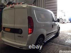 Rear Roof Bar + Beacon + Lamp + LEDs For Fiat Doblo 2010+ Spot Light Chrome Bar