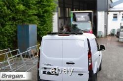 Rear Roof Bar + LED For Ford Transit Tourneo Connect 2014-2024 BLACK Chrome