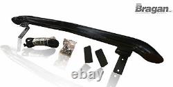 Rear Roof Bar + LED For Ford Transit Tourneo Connect 2014-2024 BLACK Chrome