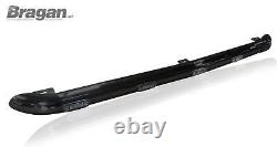 Rear Roof Bar + LEDs + Chrome Spots + Beacon To Fit Renault Trafic 2022+ BLACK