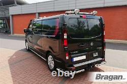Rear Roof Bar + Multi-Function LEDs + Chrome Spots To Fit Renault Trafic 2014+