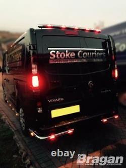 Rear Roof Light Bar + Red LEDs To Fit Ford Transit Tourneo Custom 2013 2018