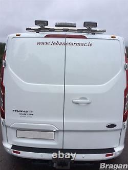 Rear Roof Light Bar + Red LEDs To Fit Ford Transit Tourneo Custom 2013 2018