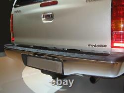 Rear Step Bumper in Stainless Steel for Toyota Hilux MK6 / MK7 / Vigo