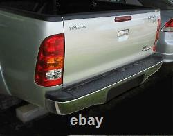 Rear Step Bumper in Stainless Steel for Toyota Hilux MK6 / MK7 / Vigo