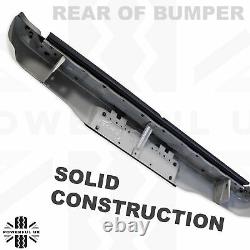 Rear Step Bumper in Stainless Steel for Toyota Hilux MK6 / MK7 / Vigo