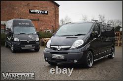 Renault Trafic 01-14 76mm Lwb 3 Steps Side Bars Stainless Steel Chrome Step Van